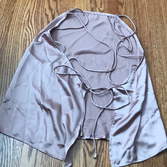 Sabo Skirt Pink Satin Top - Picture 3 of 5